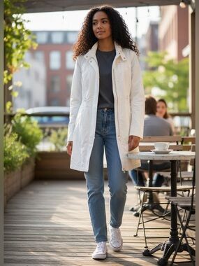 AX Armani Exchange Cream Trench
